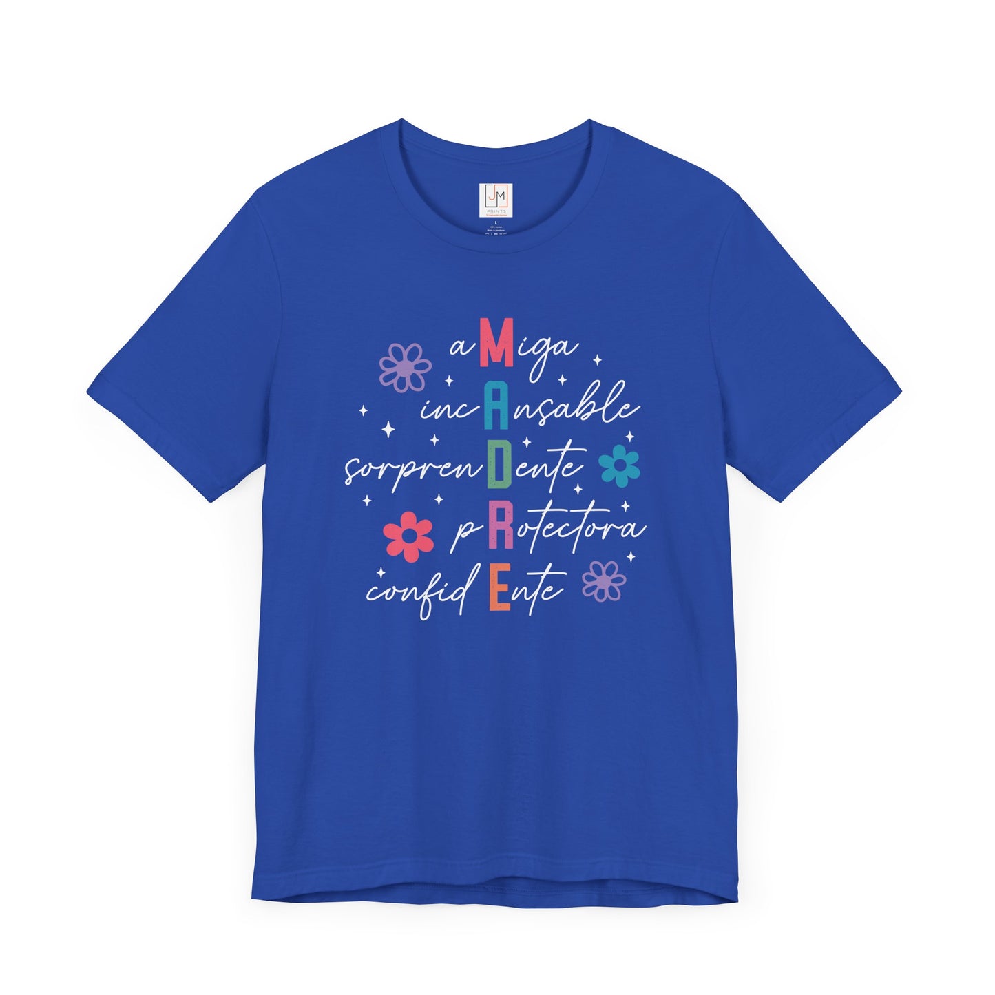 M.A.D.R.E - Camiseta Unisex de Manga Corta para el Día de las Madres
