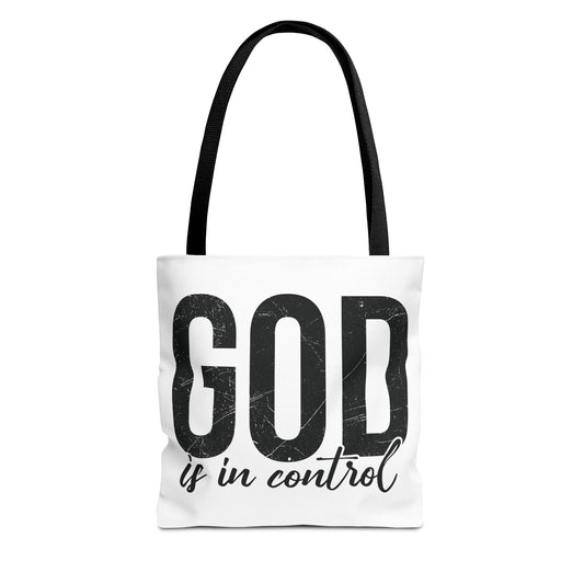 God Is In Control Tote Bag - Chic & Stylish Accessory for Every Occasion