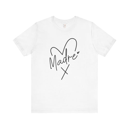 Corazon de Madre para Mama - Camiseta Unisex de Manga Corta para el Día de las Madres